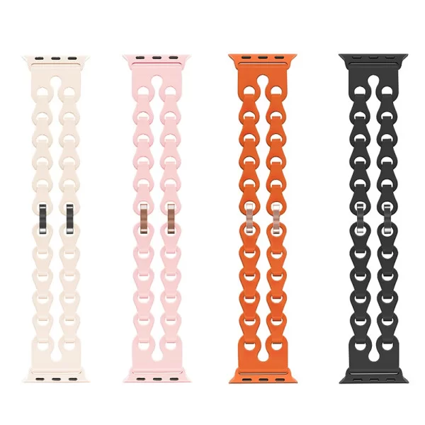 Curea Hoco WA28 Flexible series fashion hollow silicone strap(38/40/41mm) [Star-Color]
